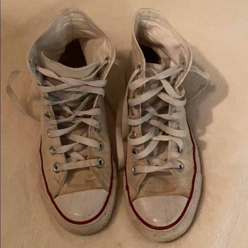 White High Top Converse